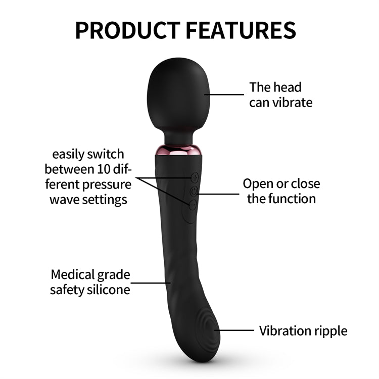 Baguette magique Massage point G vibrateur stimulateur clitoridien masturbation féminine.